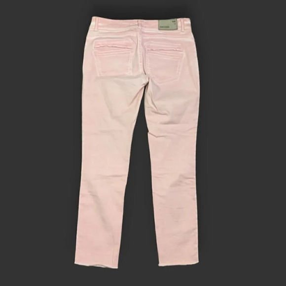 Coccara Embroidered Low  Rise Pink Jeans - Picture 4 of 8